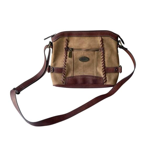 Concept Handbags - Concept Leather Crossbody Satchel Bag: 90s, Y2K
